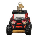 Old World Christmas Ornaments Side by Side ATV Glass Blown Ornaments for Christmas Tree