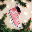 Old World Christmas Ornaments: Clarinet Glass Blown Ornaments for Christmas Tree - 38026 (Pink High-Top)