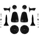 Dayton Audio WP65BT 6-1/2" IP55 Indoor/Outdoor Waterproof Backyard Pool Deck Patio Landscape Garden Pendant Speaker Pair Black