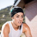 Halo Headband AIR Series-Bandit - 4" Wide Pullover Sweatband for Men and Women- Keeps Hair in Place & Sweat Off Your Face