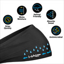 Halo Headband AIR Series-Bandit - 4" Wide Pullover Sweatband for Men and Women- Keeps Hair in Place & Sweat Off Your Face