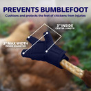 Chicken Shoes for Injured Feet - Protective Neoprene Footwear for Chicken