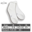 World's Softest Men's Classic Quarter Crew Socks White XL
