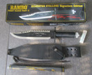 Hollywood Collectibles First Blood Sylvester Stallone Signature Edition Knife