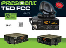 President Ted FCC AM/FM 40 Channel Compact - CB Radio