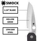 Spyderco Smock Premium Flipper Knife C2400FP