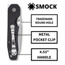 Spyderco Smock Premium Flipper Knife C2400FP