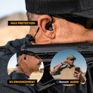 AXIL x SIG SAUER GS Extreme 2.0 Shooting Ear Buds – Hearing Enhancement & Noise Isolation Bluetooth Earbuds – w/Dynamic Speakers – 25-Hour