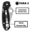 Spyderco Para 3 Signature PlainEdge - 0223GP