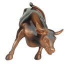 Official Bronze Wall Street Bull Stock Market NYC Figurine Statue (Small 3.5")