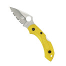 Spyderco Dragonfly 2 Lightweight Salt Knife Yellow FRN Handle SpyderEdge C28SYL2