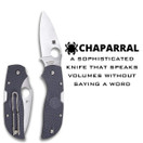 Spyderco Chaparral Lightweight Prestige Knife PlainEdge | C152PGY