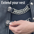 Diamond Plate 4-Piece Vest Extender Set (6.5 inch Extensions)