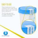 Dynarex Specimen Containers 4 oz. Sterile Bulk Packaged Specimen Cups box of 100 Dynarex Specimen Containers 4 oz. Sterile Bulk Packaged Specimen Cups box of 100