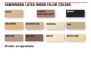FamoWood 40022126 Latex Wood Filler - Pint, Natural, 24 oz. FamoWood 40022126 Latex Wood Filler - Pint, Natural, 24 oz.