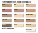 FamoWood 36021124 Original Wood Filler - Pint, Maple 23 oz FamoWood 36021124 Original Wood Filler - Pint, Maple 23 oz