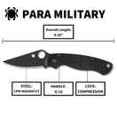 Spyderco Para Military 2 Folding Pocket Knife C81GMCBKP2