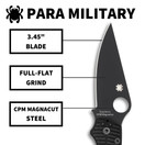 Spyderco Para Military 2 Folding Pocket Knife - C81GMCBKP2