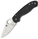 Spyderco para 3 Lightweight Signature Folding Utility Pocket Knife with 2.92" Stainless Steel Blade and FRN Handle - Everyday Carry - PlainEdge - C223PBK