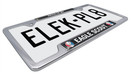 Elektroplate Eagle Scout Proud Parent Chrome Open Corner License Plate Frame