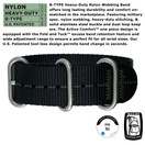 BERTUCCI 41 mm Titanium Field Watch - A-7TS Solar (w/ Nylon Band) 12900 BERTUCCI 41 mm Titanium Field Watch - A-7TS Solar (w/ Nylon Band) 12900