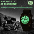 BERTUCCI A-2S Ballista X1 Illuminated Watch - X1 Super Luminous Dial BERTUCCI A-2S Ballista X1 Illuminated Watch - X1 Super Luminous Dial