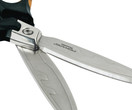 Fiskars PowerArc Heavy-Duty Scissors, Up to 30% More Power, Length 21cm, Durable Stainless Steel Blade/Plastic Handles, Black/Orange, 1027204 Fiskars PowerArc Heavy-Duty Scissors, Up to 30% More Power, Length 21cm, Durable Stainless Steel Blade/Plastic Handles, Black/Orange, 1027204