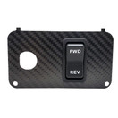 OZ-USA Carbon Fiber Golf Cart Forward/Reverse Key Switch Plate for EZGO TXT PDS Electric 36v 48v