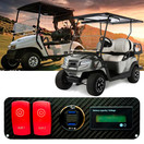 OZ-USA Carbon Fiber Golf Ball Holder Dash Cover Plate USB Charger Aux Switch