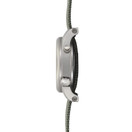 Bertucci A-2SEL Super Illuminate Ghost Gray EL dial 125 Defender Drab nylon band