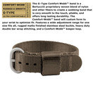 Bertucci M-2ra Womens Field Sand dial/Black case #351 Espresso Comfort-Webb band