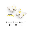 Of The Earth Butterfly Seed Paper  50pcs Large Yellow Plantable/Writable