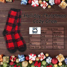 World's Softest Socks Cozy Crew Buffalo Plaid socks