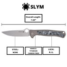 Spyderco Slym Ultralight Folding Knife | M390