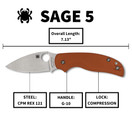 Spyderco Sage 5 Compress Org