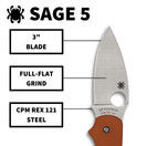 Spyderco Sage 5 Compress Org.
