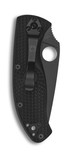 Spyderco Lightweight Tenacious Folding Knife 3.39" Black Oxide Combo Blade