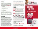 LeadCheck Swabs - Instant Lead Test, 6-Pack of 8-Pack Crystal Case