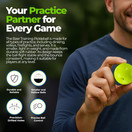 BZER Quiet Pickleball Balls (Set of 3)