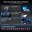 iCarsoft LR V4.0 Full Systems Bidirectional Diagnostic Scan Tool for Most Land Rover/Jaguar and Other 2 Car Makes from 1996-2023 Automotive OBD2 Scanner Up to 51 Service Graphic Data Car Code Reader