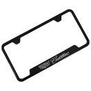 Cadillac (New Logo) Laser Etched Cut-Out Frame – Black