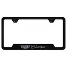 Cadillac (New Logo) Laser Etched Cut-Out Frame – Black