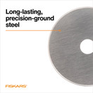 Fiskars 60mm Rotary Blades - Straight (5PK) (1065953)