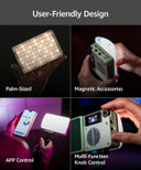 Amaran Ace 25c RGB Video Light,25W On Camera Pocket Video Light