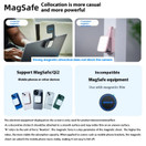 Amaran Magnetic Selfie Phone Light,Go Dual LED Light Source with Adjustable Mirror Light CCT 2700K-6500K,Rechargeable for Selfie,Makeup,Video Conference,TikTok,for iPhone & Android (Blue)