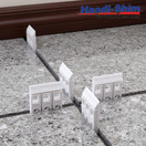 Plastic Construction Shims Spacers 1/8-Inch White 100 Ct Pro Pack Reusable