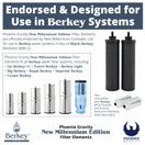Berkey - Phoenix Gravity New Millennium Edition Filter Elements PGF92-X3