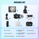 Amaran Ray 120c (US) RGB Video Light,120W Portable Studio Light
