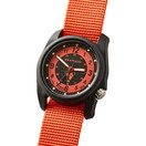 BERTUCCI DX3 Field Watch - Black Case Orange Band 11119