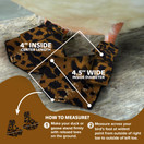Large Waterfowl Pair (4.5" W x 4" L) / Leopard Duck Shoes